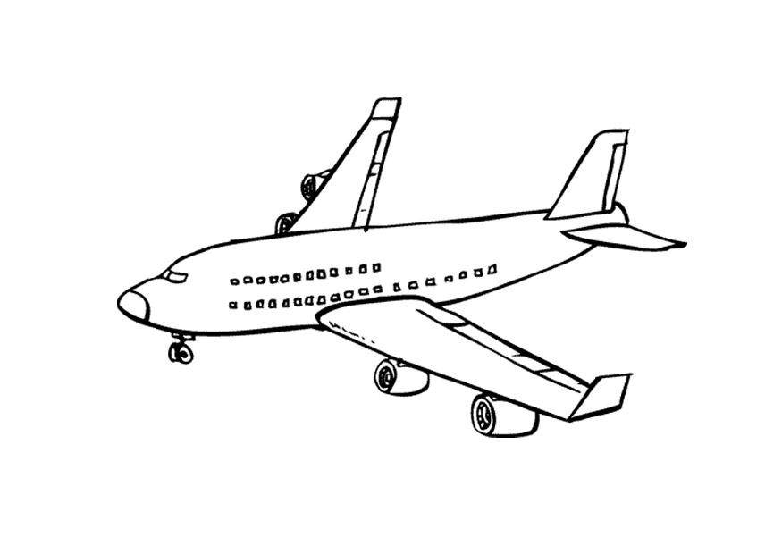 flygplan Målarbild flygplan
