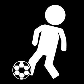fotboll Målarbild fotboll