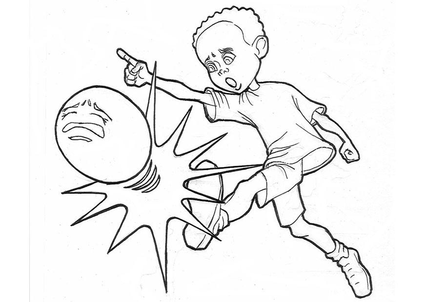 fotboll Målarbild fotboll