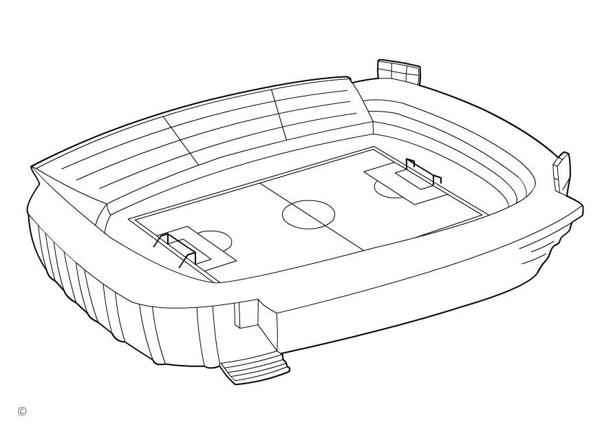 fotbollsstadion Målarbild fotbollsstadion