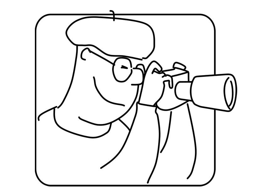 fotograf Målarbild fotograf