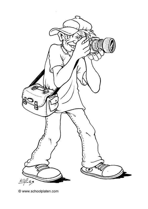 fotograf Målarbild fotograf