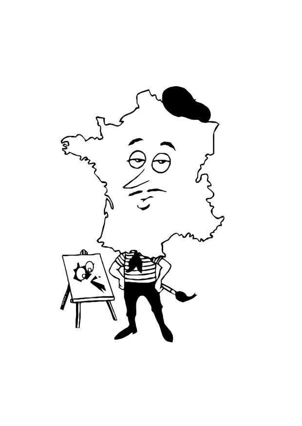 Målarbild frankrike