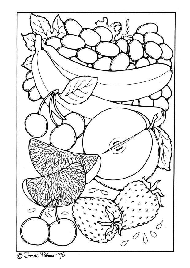 frukter Målarbild frukter