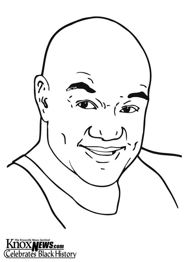 george foreman Målarbild george foreman