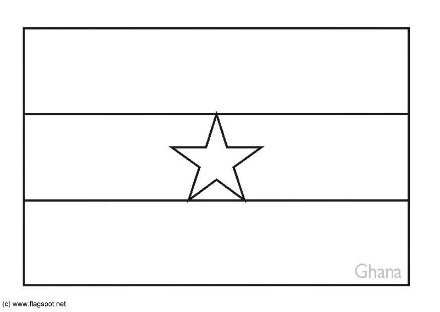 ghana Målarbild ghana