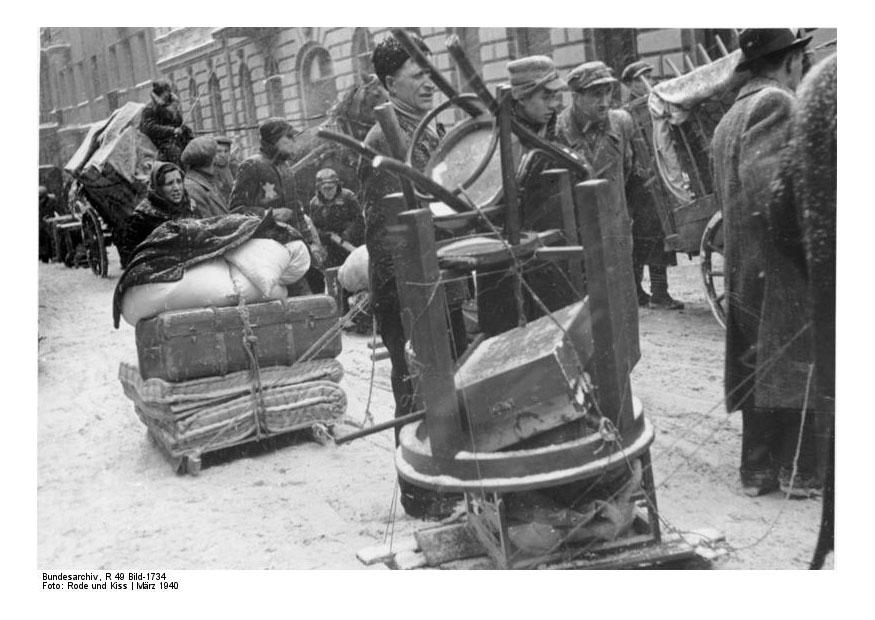 ghetto litzmannstadt - deportation Foto ghetto litzmannstadt - deportation