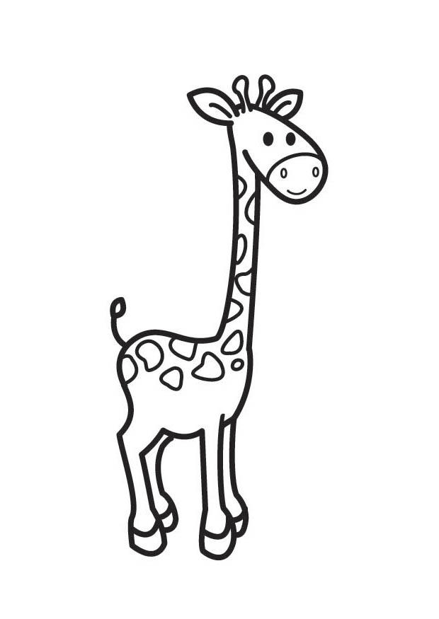 giraff Målarbild giraff