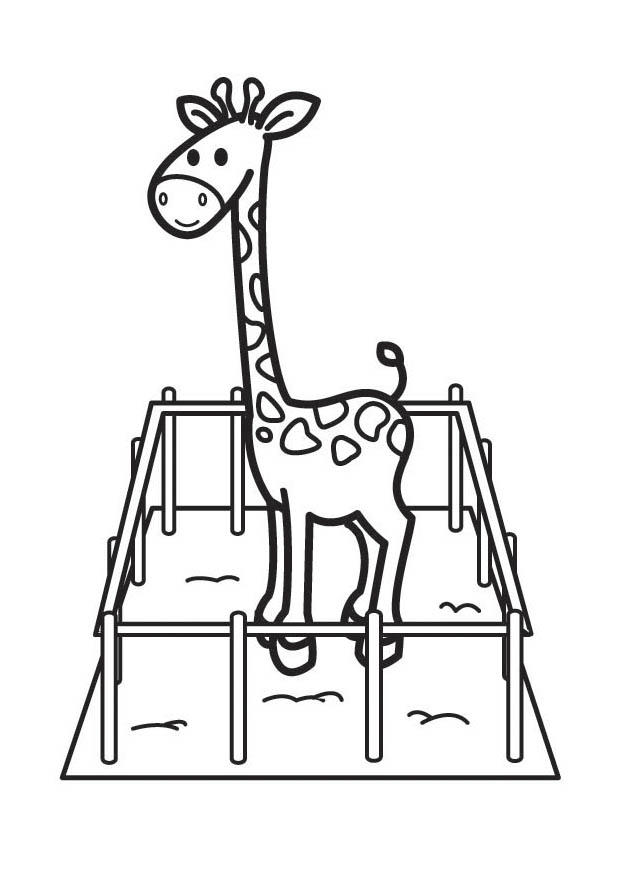 giraff Målarbild giraff