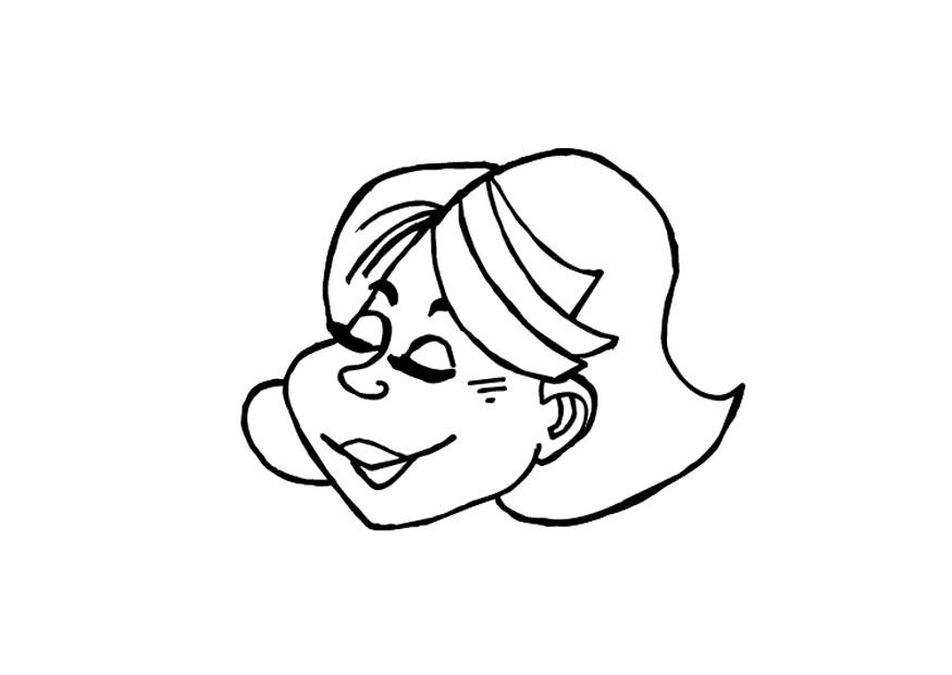 Målarbild glad