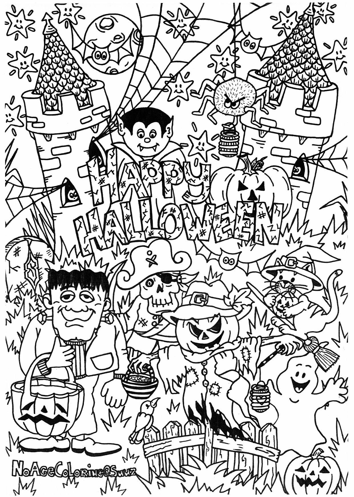 Målarbild glad halloween