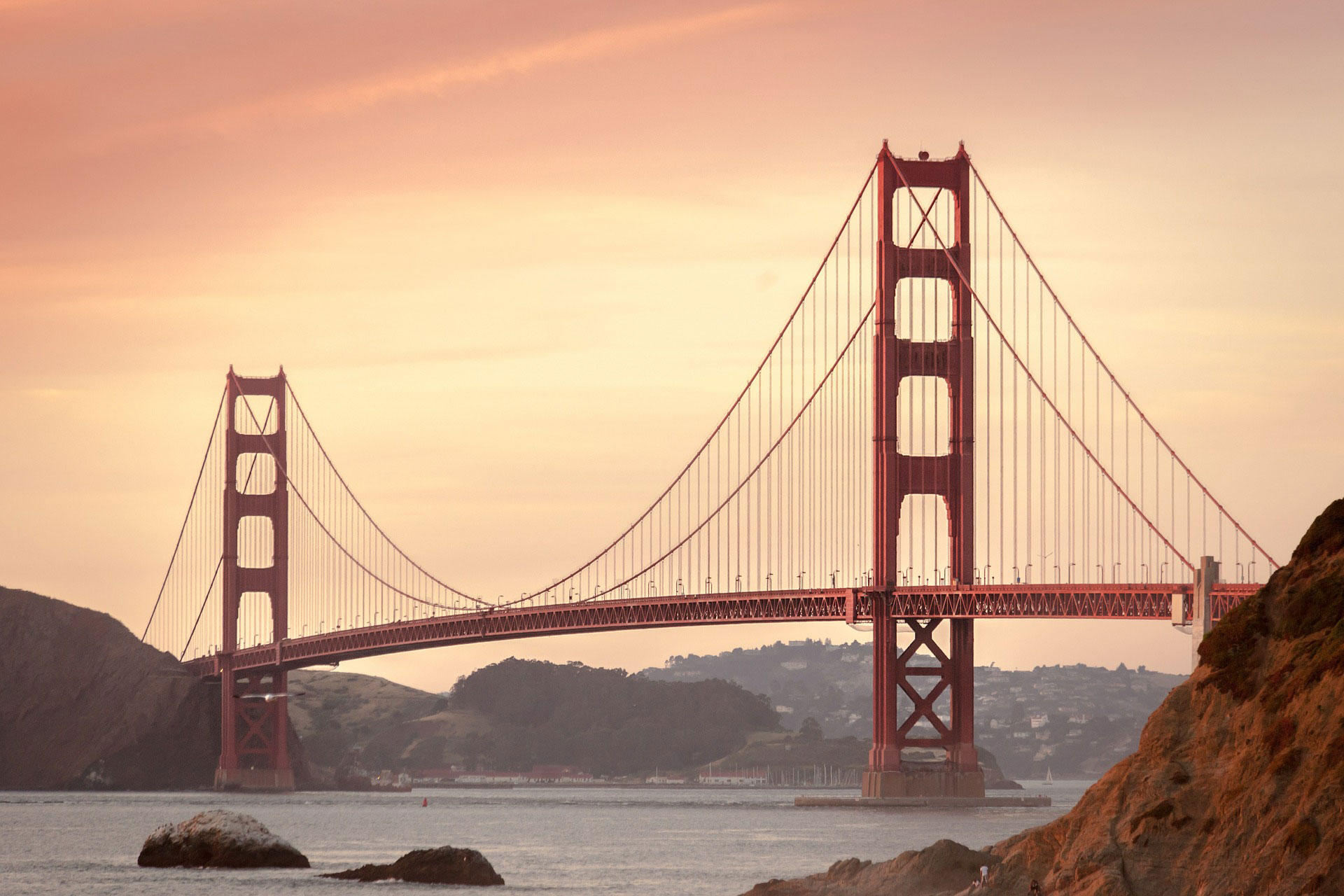 Foto golden gate-bron