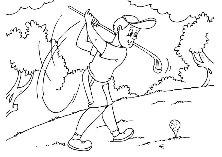 golf Målarbild golf