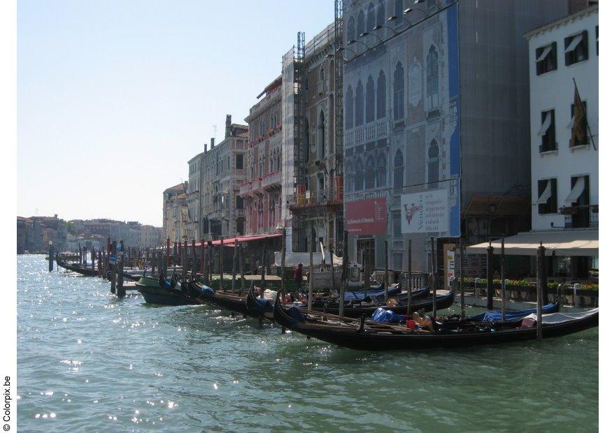 gondoler - canal grande i venedig Foto gondoler - canal grande i venedig