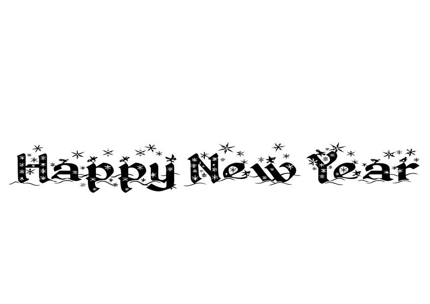 gott nytt A¥r Målarbild gott nytt A¥r
