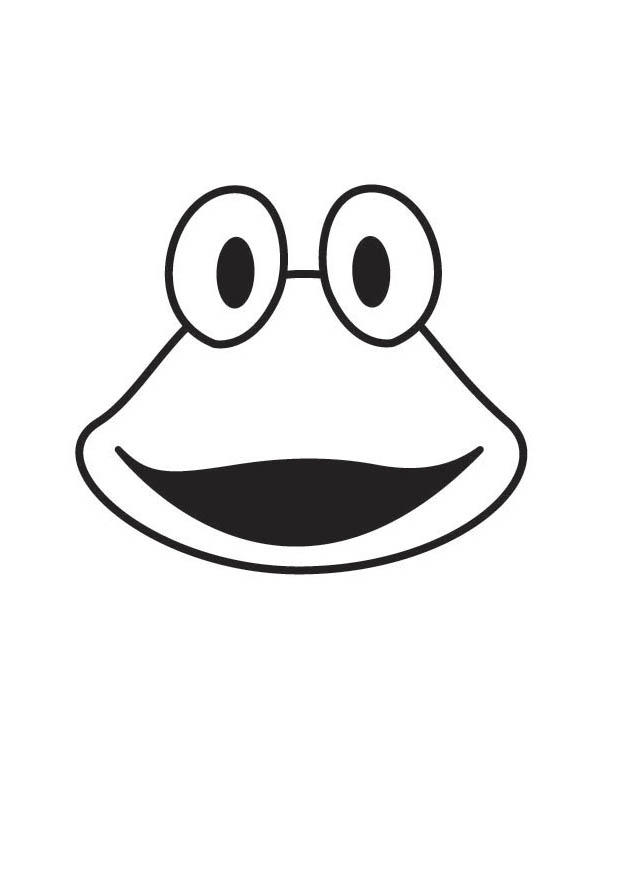 grodhuvud Målarbild grodhuvud