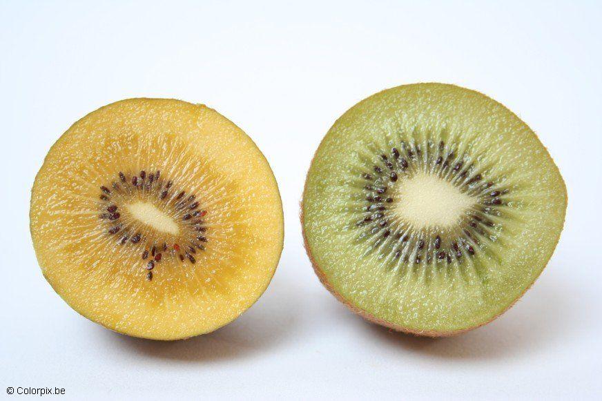 gul och grA¶n kiwi Foto gul och grA¶n kiwi