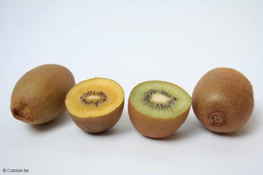gul och grA¶n kiwi Foto gul och grA¶n kiwi