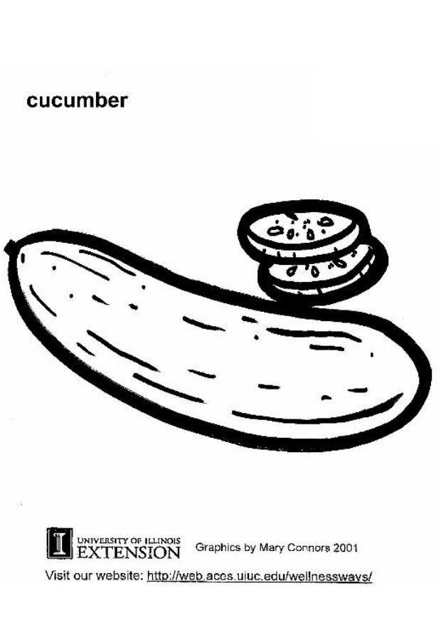 Målarbild gurka