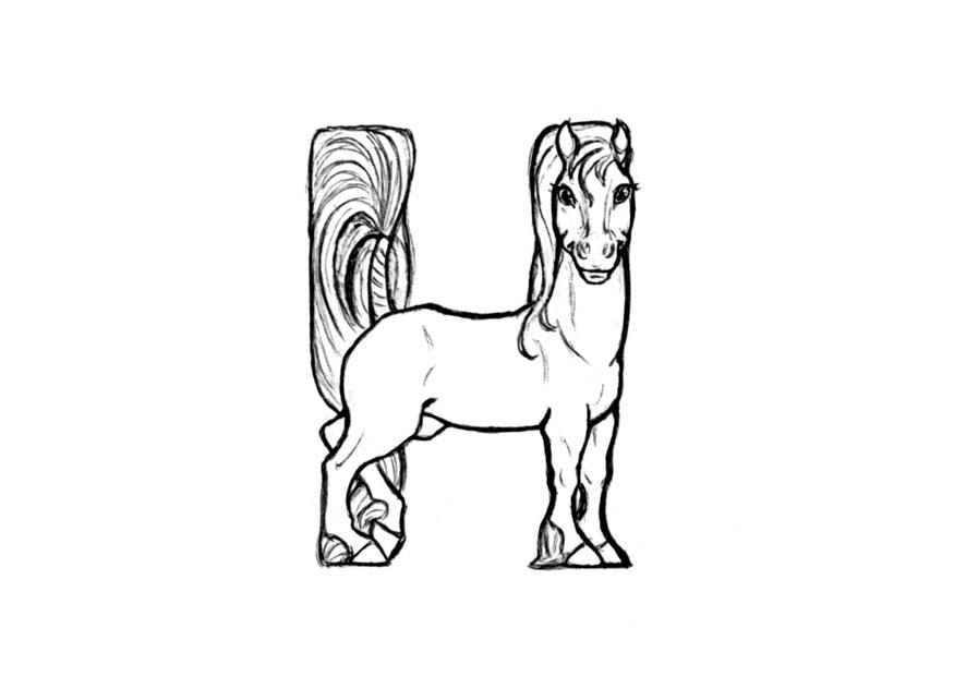 h-horse Målarbild h-horse