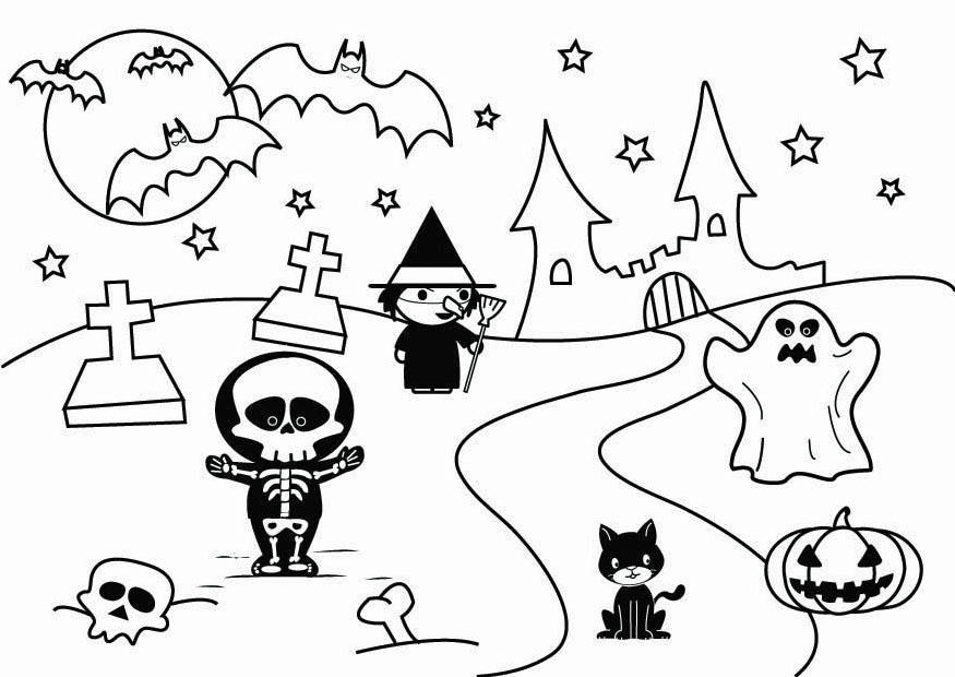 halloween Målarbild halloween
