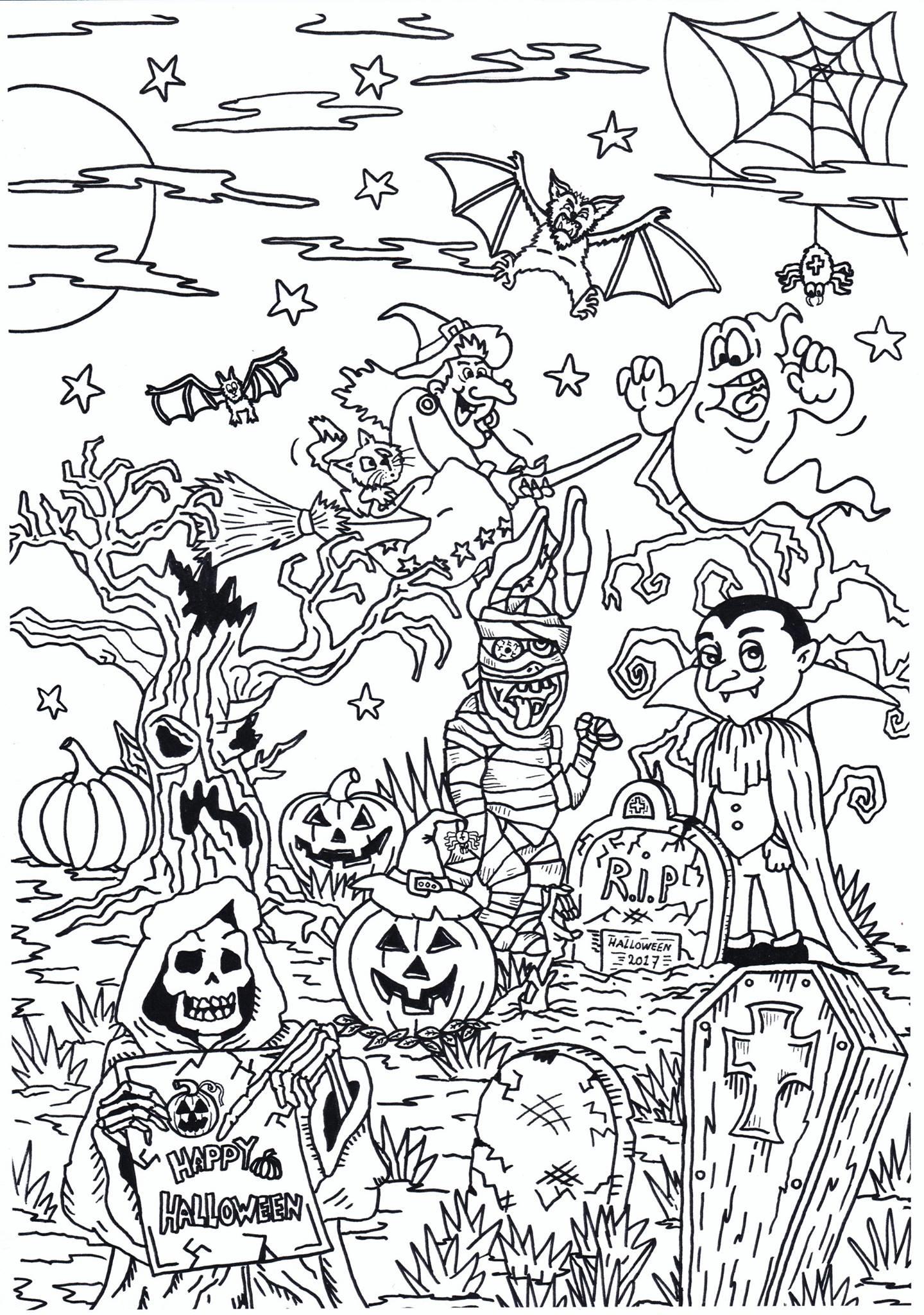 halloween Målarbild halloween