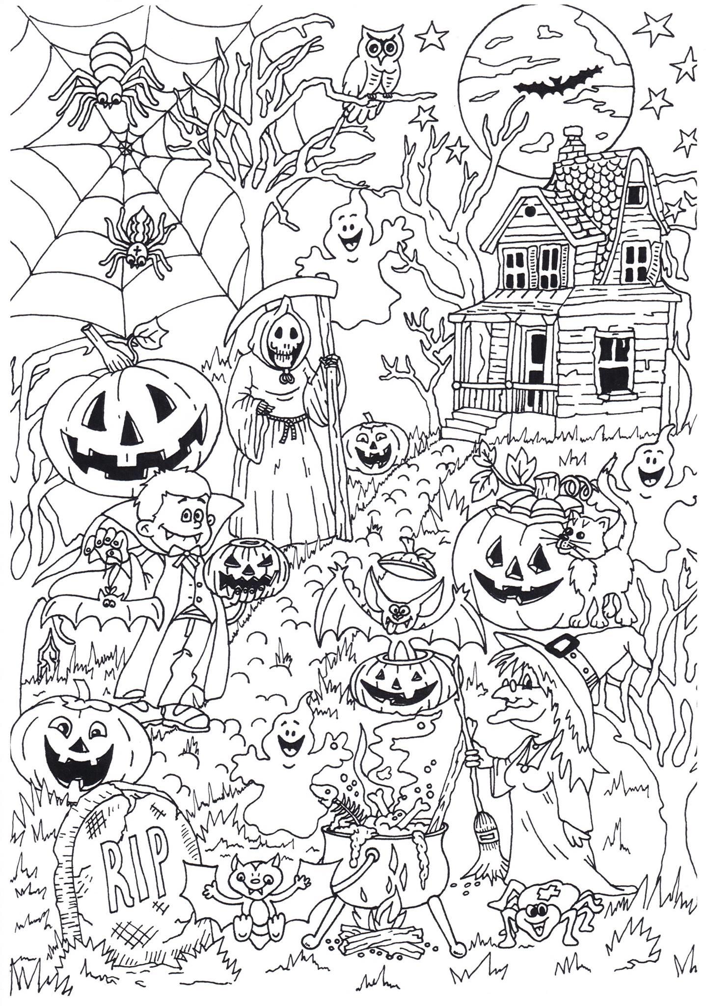 halloween Målarbild halloween