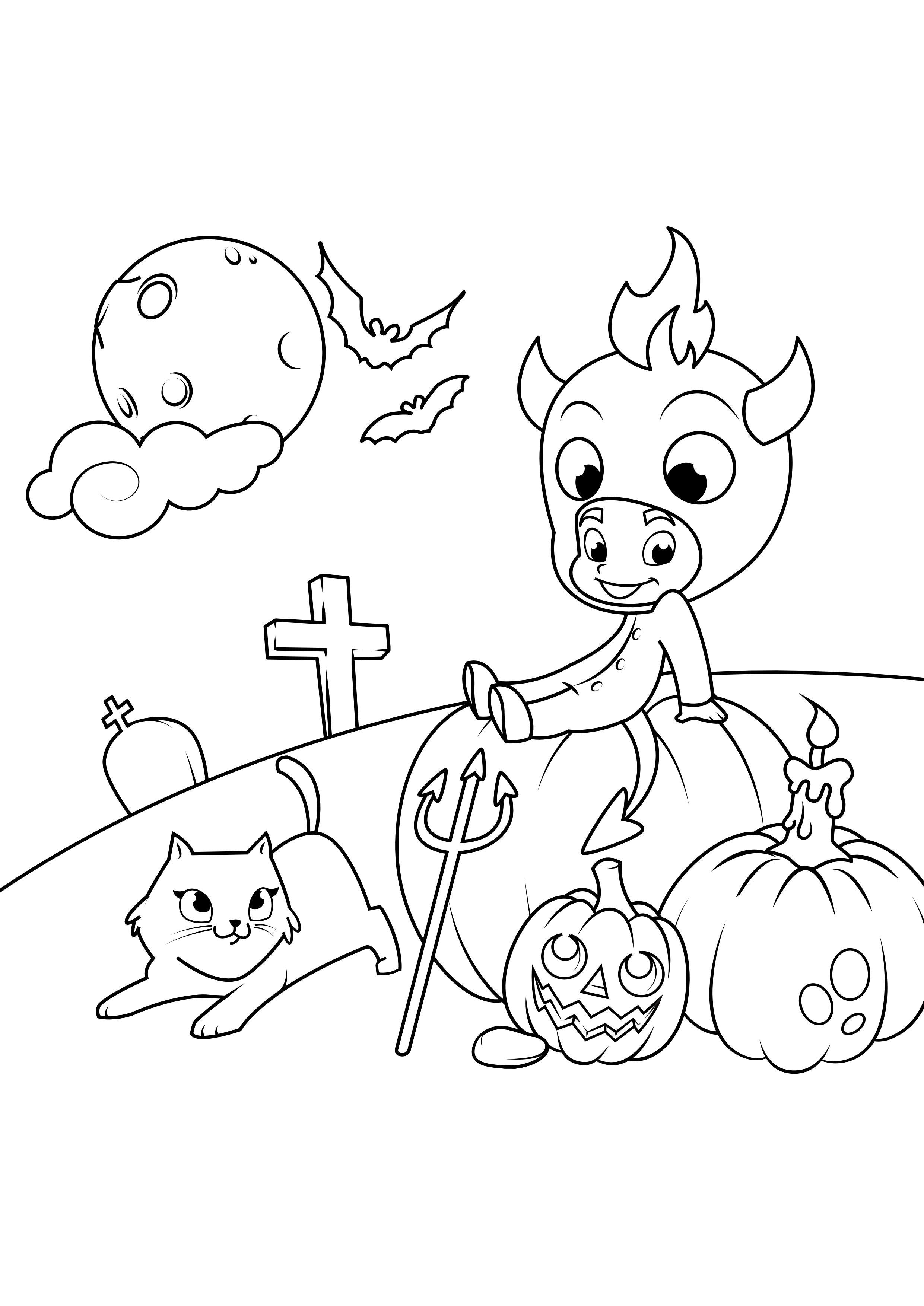 halloween Målarbild halloween