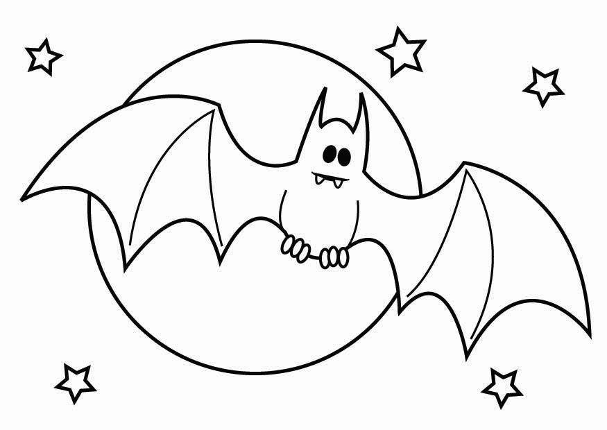halloween-fladdermus Målarbild halloween-fladdermus