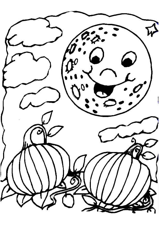 halloween - natt Målarbild halloween - natt