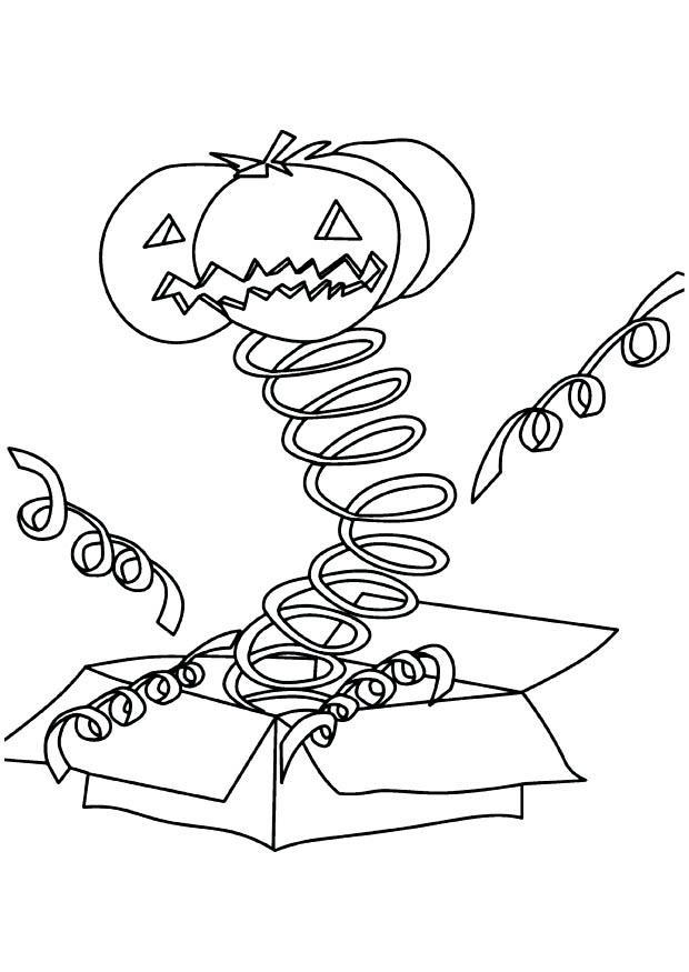Målarbild halloween - pumpan i lA¥dan