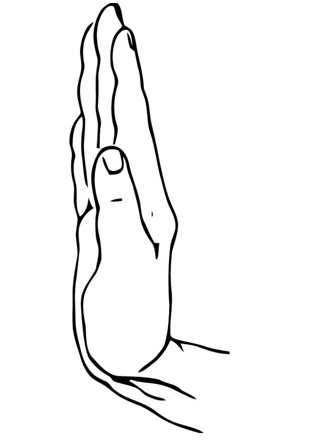 hand Målarbild hand