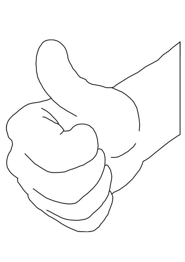 hand ok Målarbild hand ok
