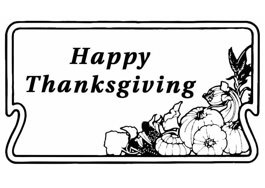 happy thanksgiving Målarbild happy thanksgiving