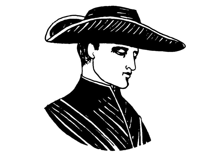hatt Målarbild hatt