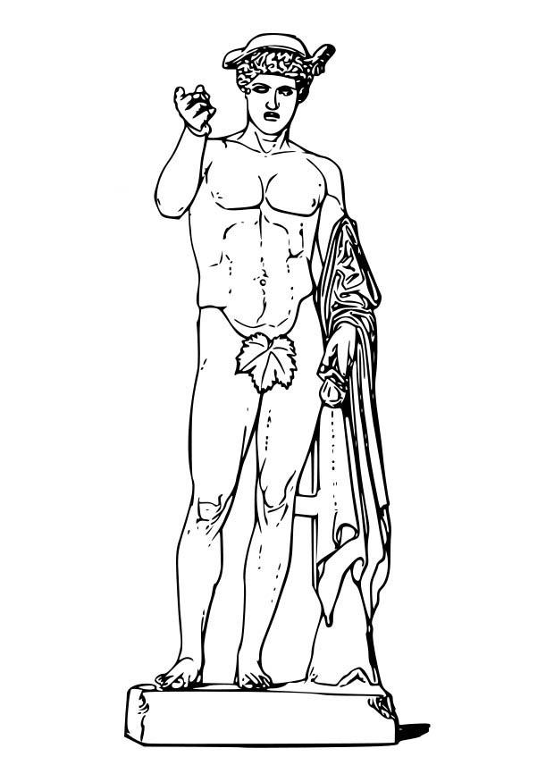 hermes Målarbild hermes