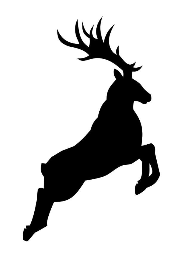 hjort Målarbild hjort