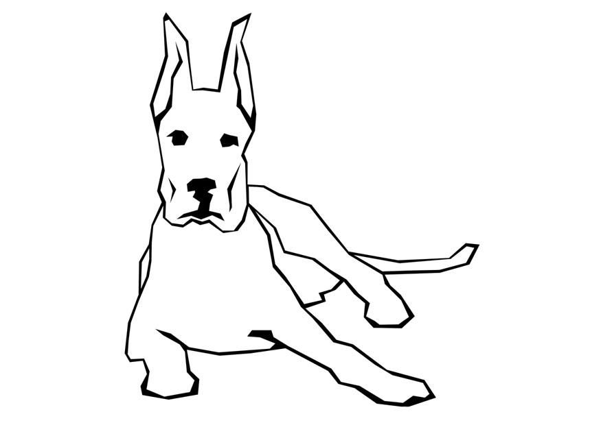 hund Målarbild hund