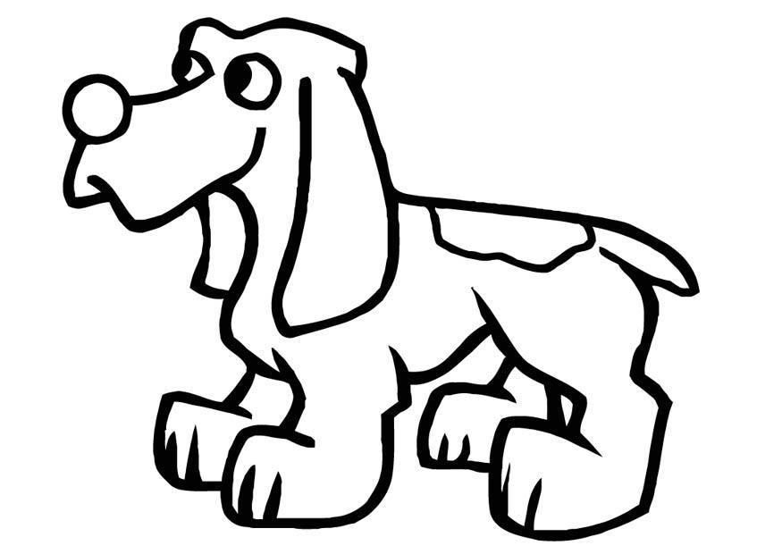 hund Målarbild hund
