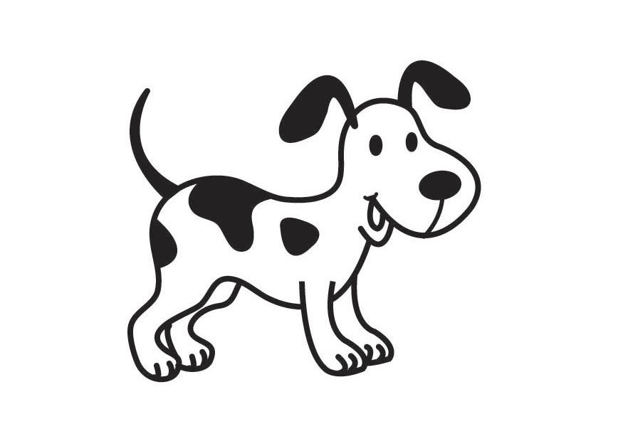 hund Målarbild hund