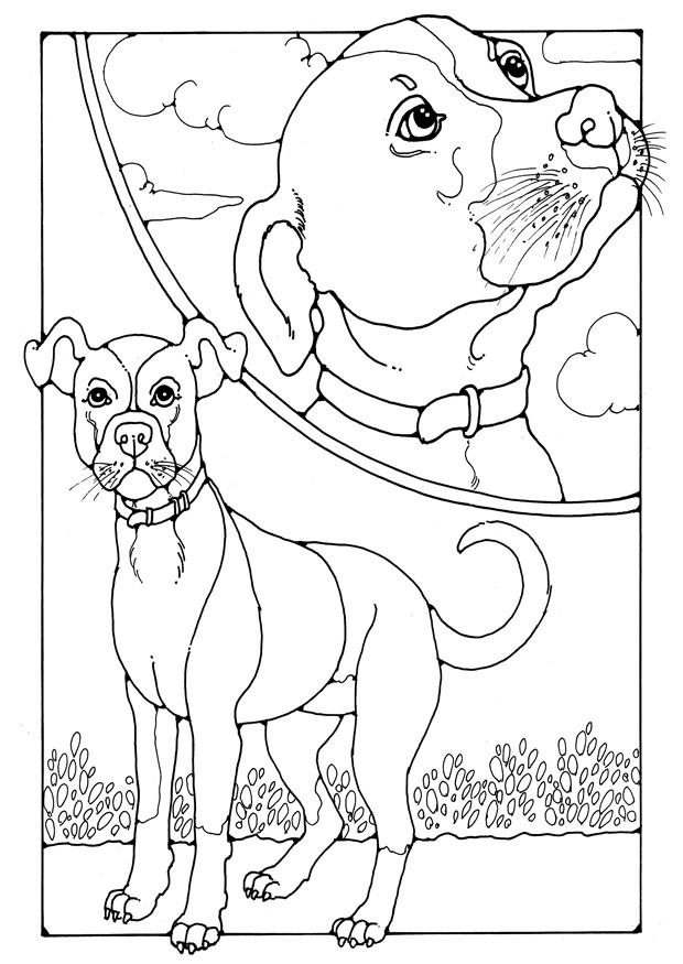 hund Målarbild hund