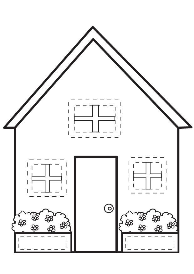 hus Målarbild hus