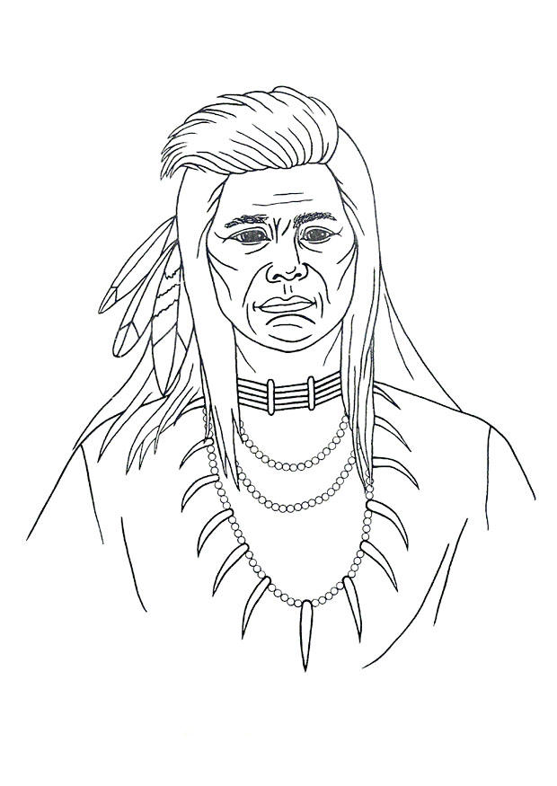 indian Målarbild indian