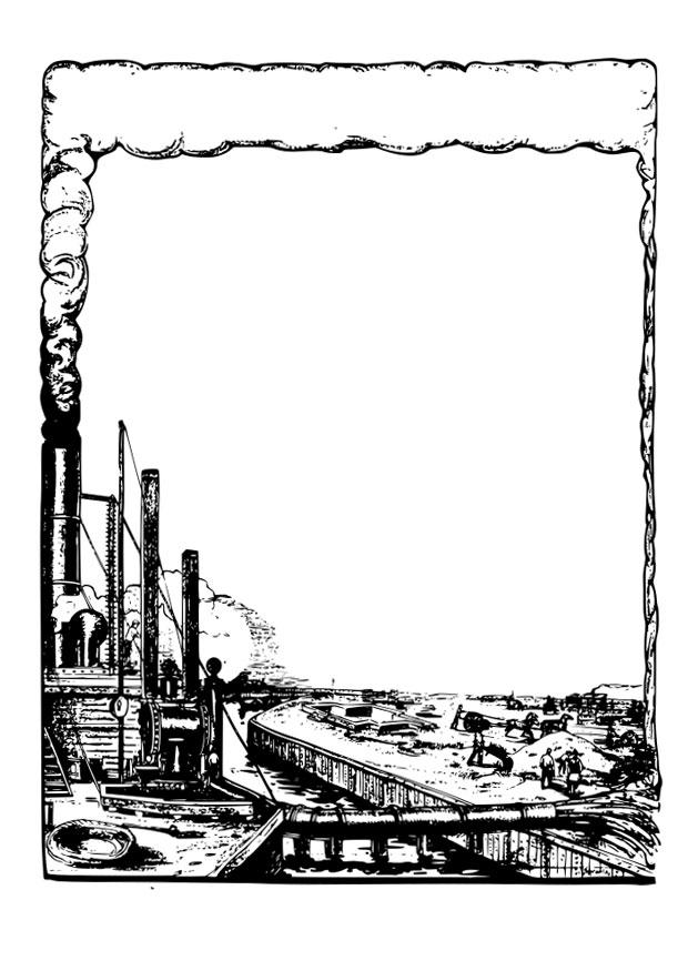 industri Målarbild industri