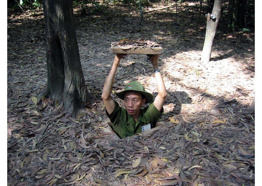 Foto ingA¥ng till cu chi-tunneln