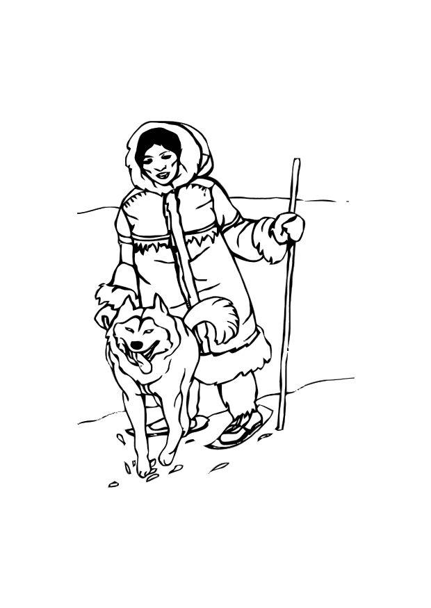 inuit Målarbild inuit