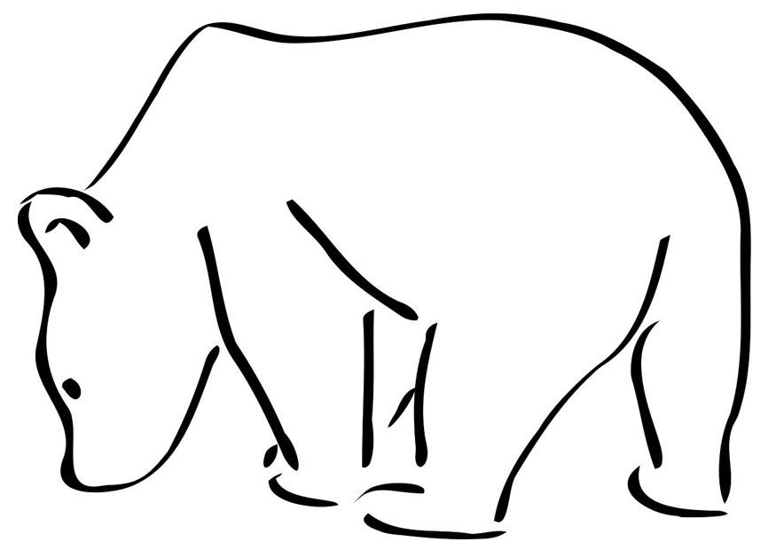 isbjA¶rn Målarbild isbjA¶rn
