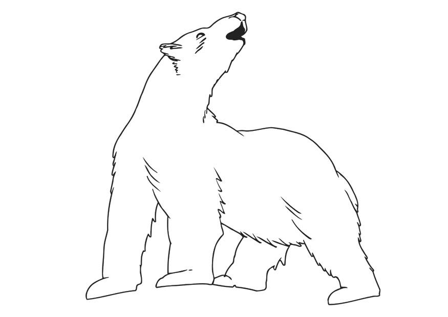 isbjA¶rn Målarbild isbjA¶rn