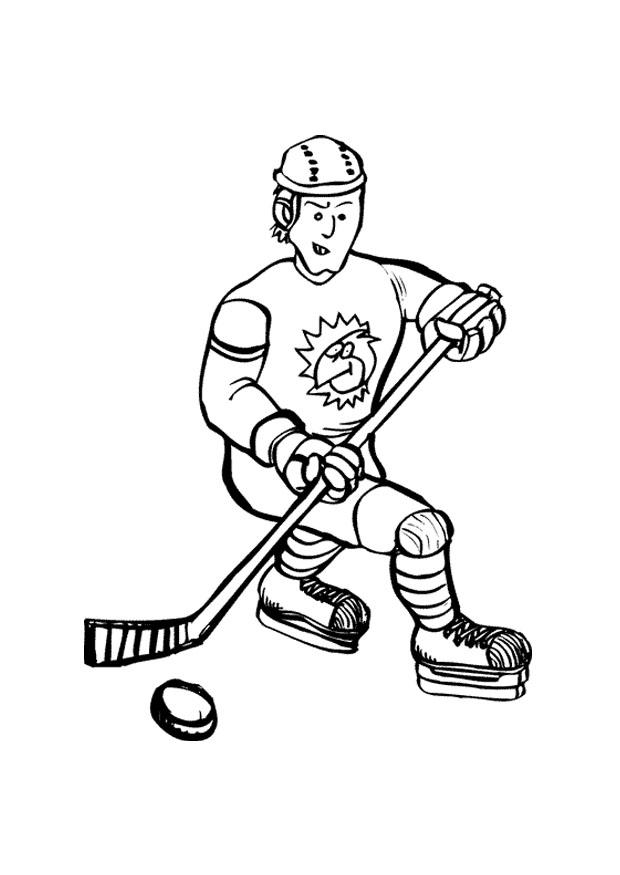 ishockey Målarbild ishockey