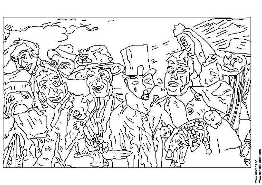 james ensor Målarbild james ensor